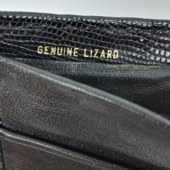 Prince Gardner Genuine LIzard Bifold Wallet - Picture 8 of 16